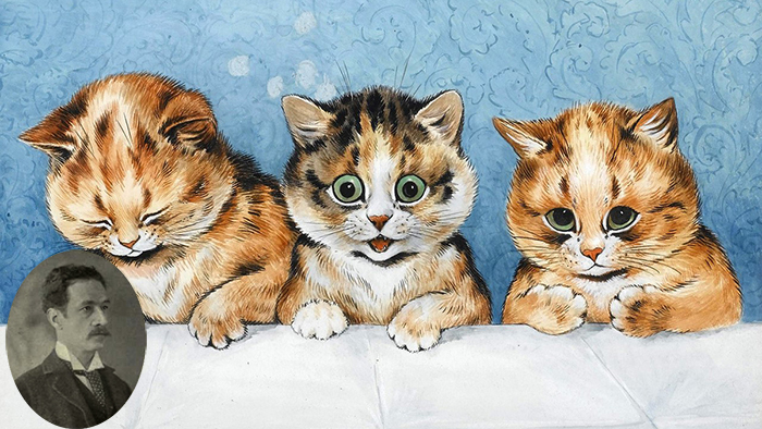 Кошки стали для художника и утешением, и вдохновением.
