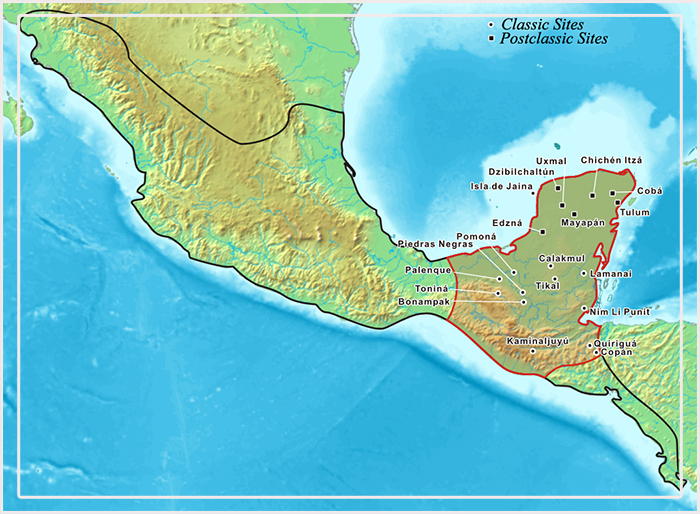 Полуостров Юкатан.