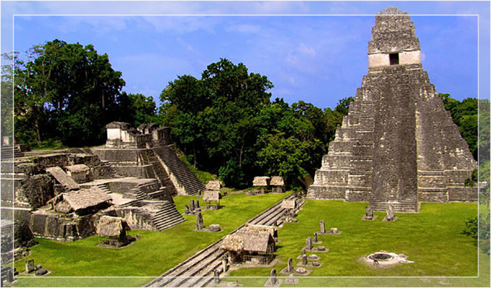 Древний город майя Тикаль.