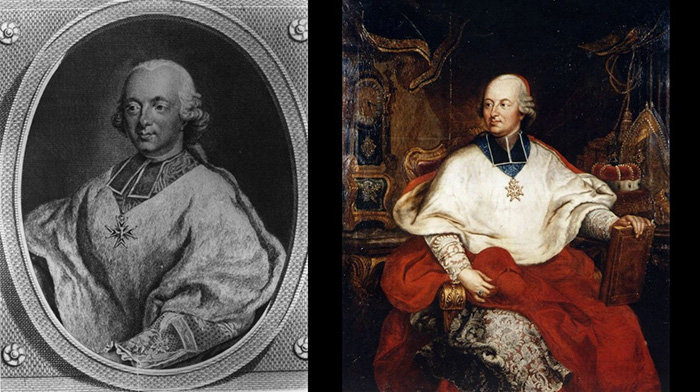 Французский кардинал Луи Рене Эдуард де Роган, около 1775 года.