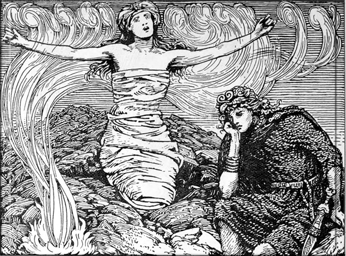 Так и герой мифов Орфей некогда спускался в царство Аида за своей возлюбленной Эвридикой.