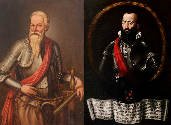 Братья Барбары Радзивилл: Николай Рыжий и Николай Чёрный.