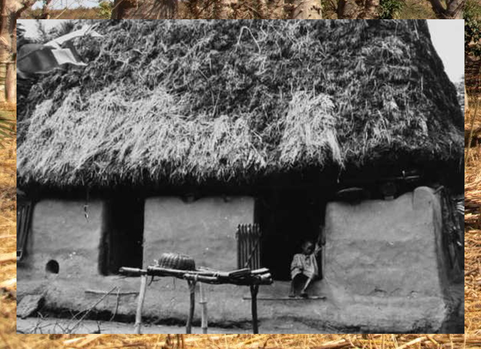 Традиционное жилище игбо в Анамбре, 1967 год.