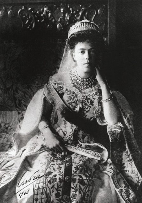 Великая княгиня Ольга Александровна, около 1908 года. / Фото: Wikimedia Commons