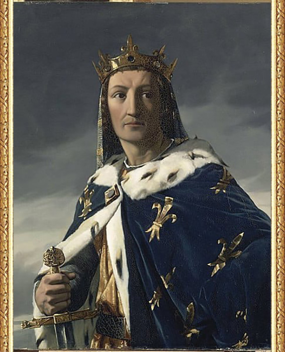 Принц Луи, будущий король Франции Людовик VIII, на картине Анри Лемана.
