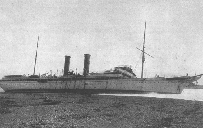Во время круиза по Карибскому морю в декабре 1906 года корабль разбился о неизведанный горный хребет у побережья Ямайки. / Фото: Wikimedia Commons 