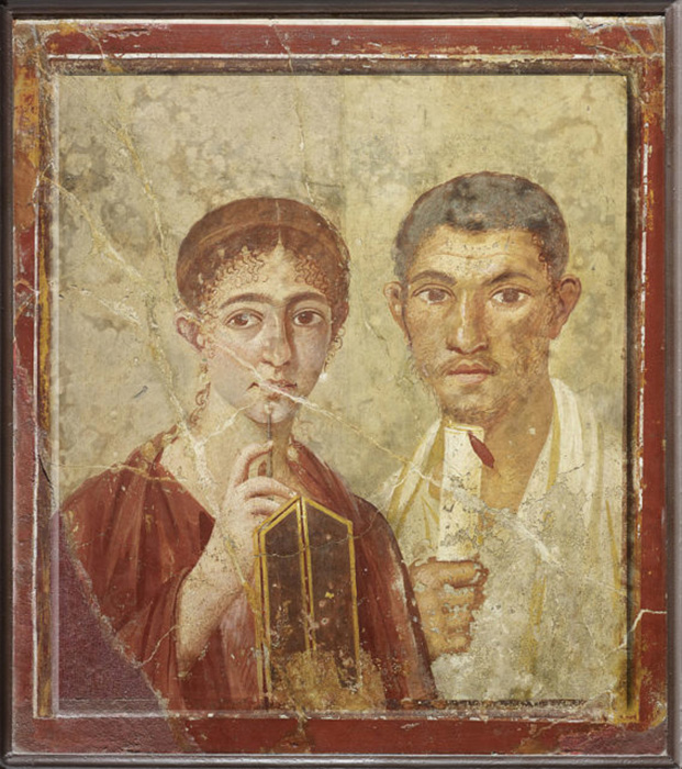 Портрет пекаря Теренция Нео с женой. Находится в коллекции Национального археологического музея Неаполя. 