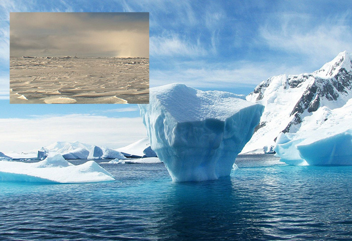 Льды на Северном полюсе неумолимо тают.