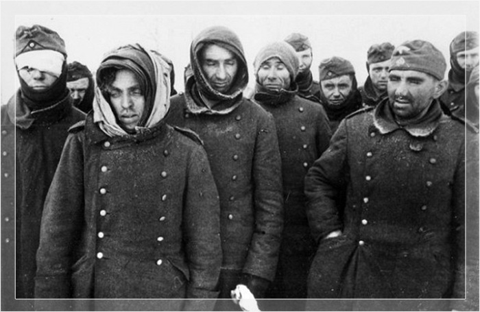 Солдаты вермахта страдали от мороза, голода, вшей и болезней.