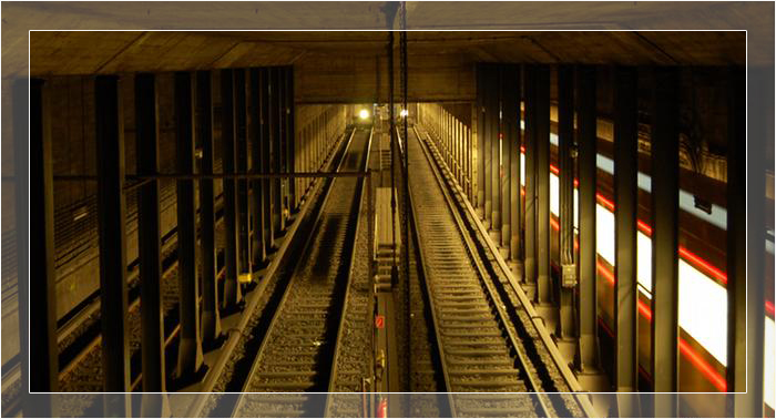 Туннель метро.