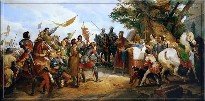 Триумф Филиппа II Французского перед императором в Бувине.