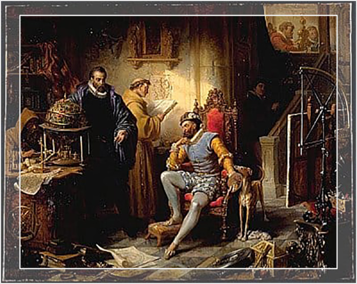 Тихо Браге и Иоганн Кеплер.