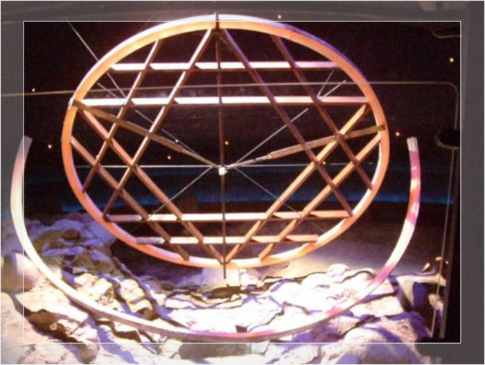 Астролябия, которую Тихо Браге использовал в своей обсерватории Стьернеборг.