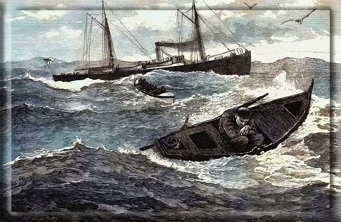 Инцидент во время поиска HMS Atalanta, 1880.