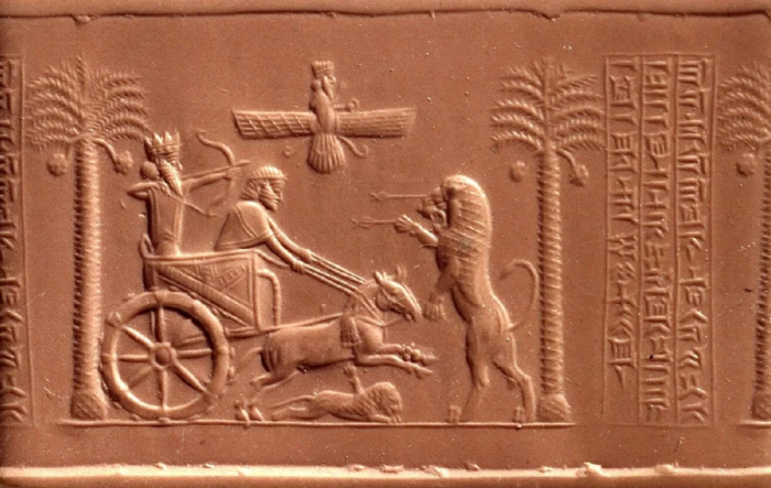 Восковой оттиск печати Дария Великого, 6-5 век до н. э. \ Фото: yandex.ua.