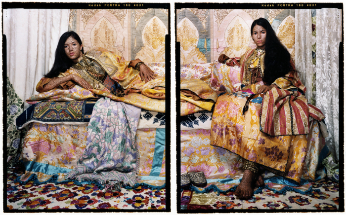 Наложницы. Автор работ: марокканская художница Лала Эссаиди (Lalla Essaydi). 