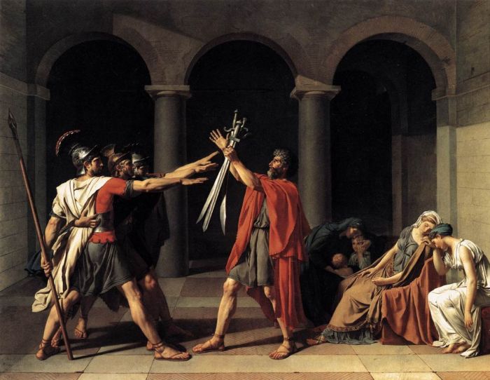 Клятва Горациев - картина французского художника Жака-Луи Давида, написанная им в 1784 году в Риме.