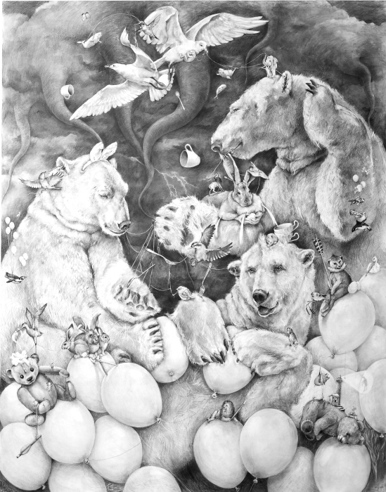 Белые медведи. Автор: Adonna Khare.
