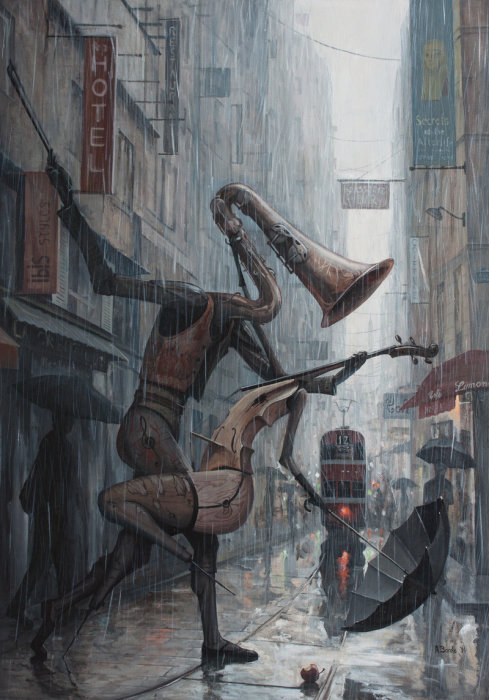 Танцуй под дождём. Автор: Adrian Borda.