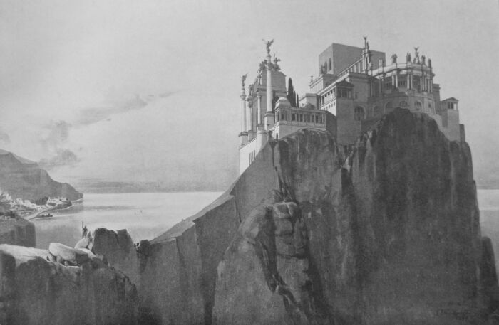 Реконструкция виллы Юпитера — дворца Тиберия на Капри. \ Фото: wordpress.com.