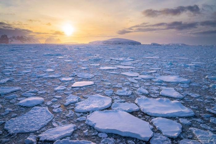 Ледяной остров. Автор фото: группа российских фотографов AirPano.