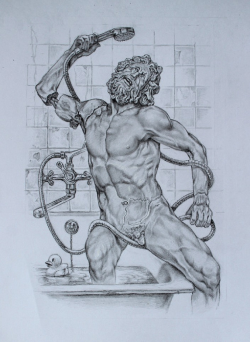 В ватиканском музее Пиа Климента отключили водоснабжение. Автор: Александр Ботвинов.