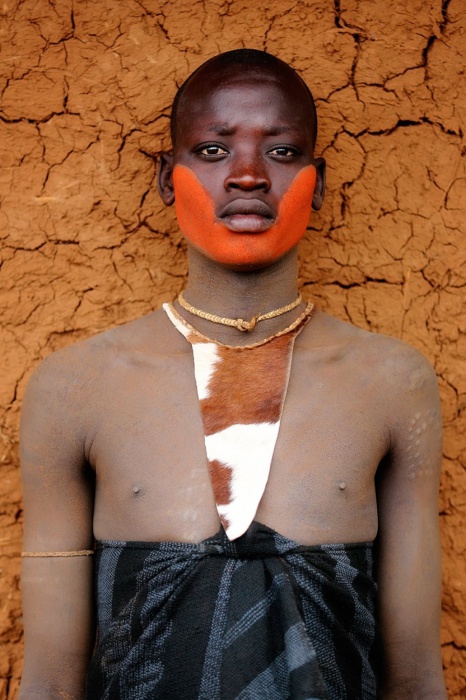 Мужчина из племени Боди, Омо Вареда, Эфиопия. Автор: Александр Химушин.