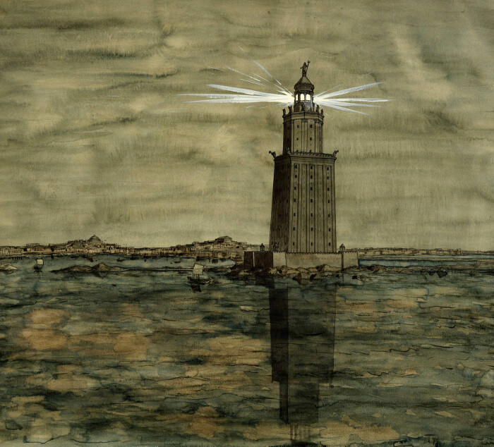 Ночной маяк, Жан-Клод Голвин. \ Фото: google.com.