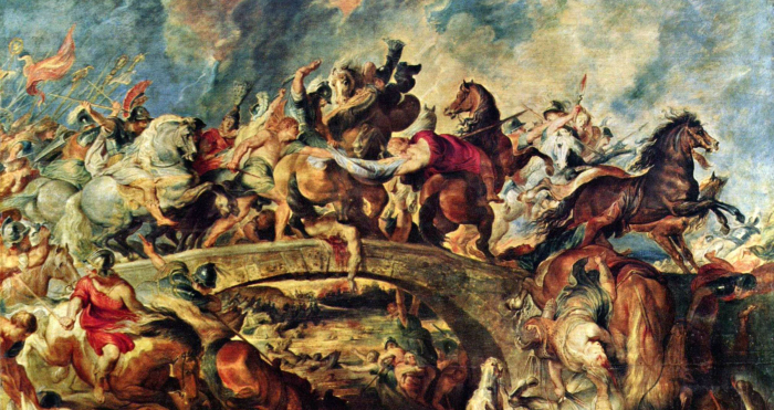 Битва греков с амазонками, Питер Пауль Рубенс, 1615 год. \ Фото: hu.pinterest.com.