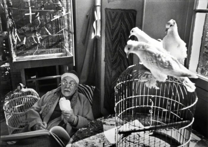 Анри Матисс у себя дома. Фото: Анри Картье-Брессон, Ванс, Франция, 1944 год. \ Фото: google.com.