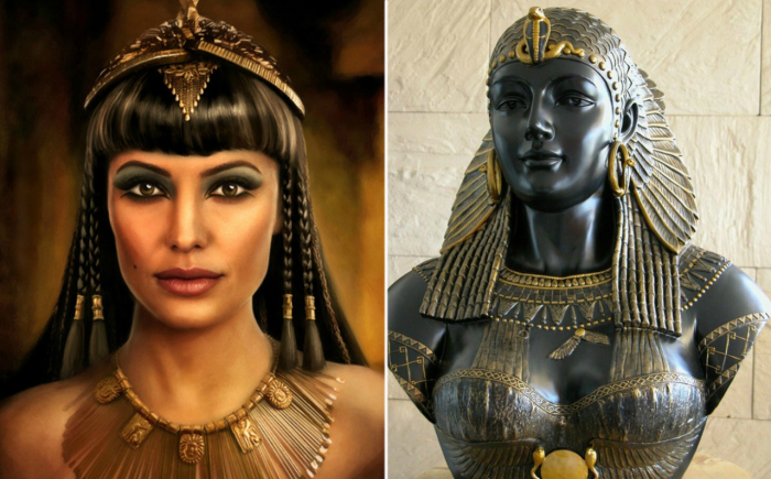 Как могла выглядеть царица Египта. 