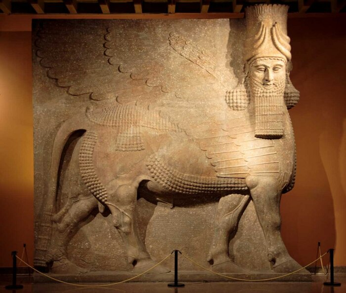 Ламассу, Неоассирийская империя, ок. 721-705 до н.э. \ Фото: en.wikipedia.org.