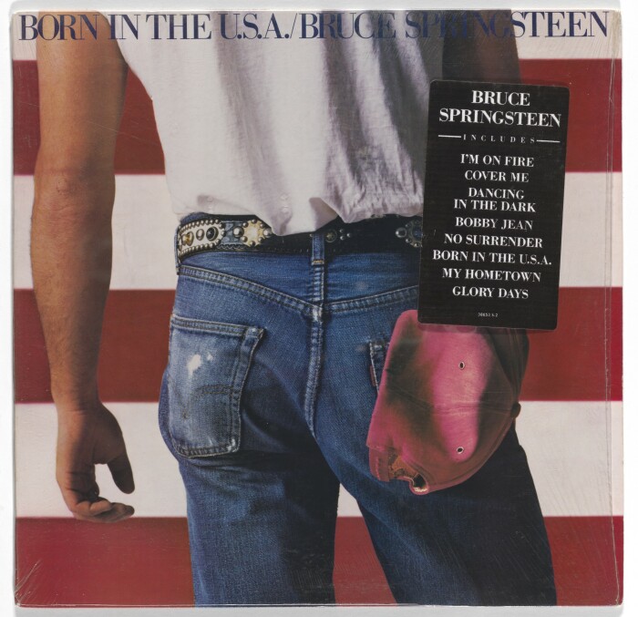 Обложка альбома Born in the U.S.A. Брюса Спрингстина, Энни Лейбовиц, 1984 год. \ Фото: moma.org.