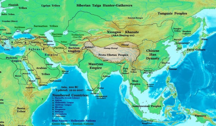 Карта, показывающая Азию после восточной кампании Антиоха. \ Фото: quora.com.
