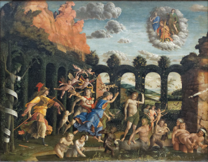 Триумф добродетелей, Андреа Мантенья, 1502 год. \ Фото: el.m.wikipedia.org.