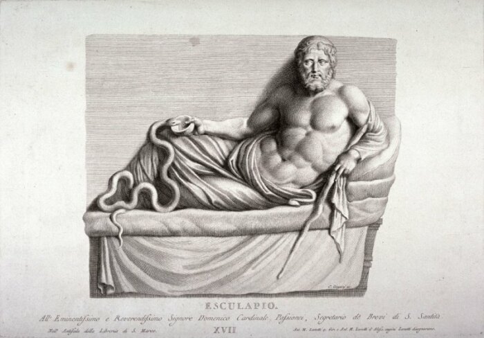 Асклепий, Карло Грегори, XVIII век. \ Фото: art.famsf.org.