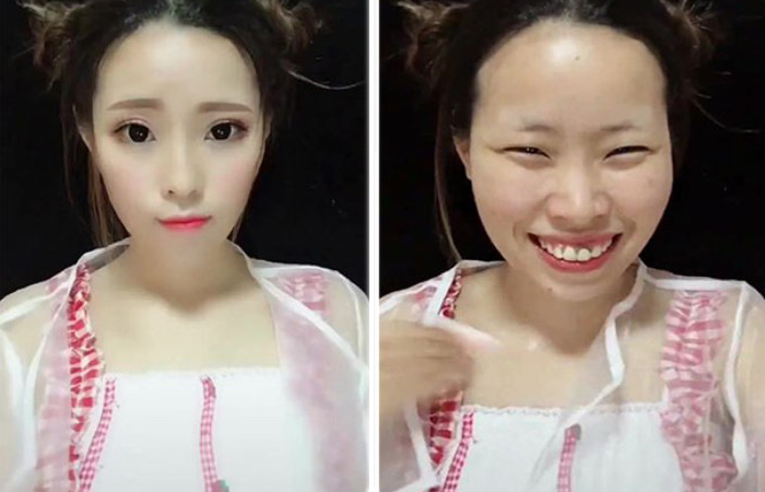 Фотографии девушек «до и после» макияжа, которые ещё раз доказывают то, что женщинам вообще нельзя верить.