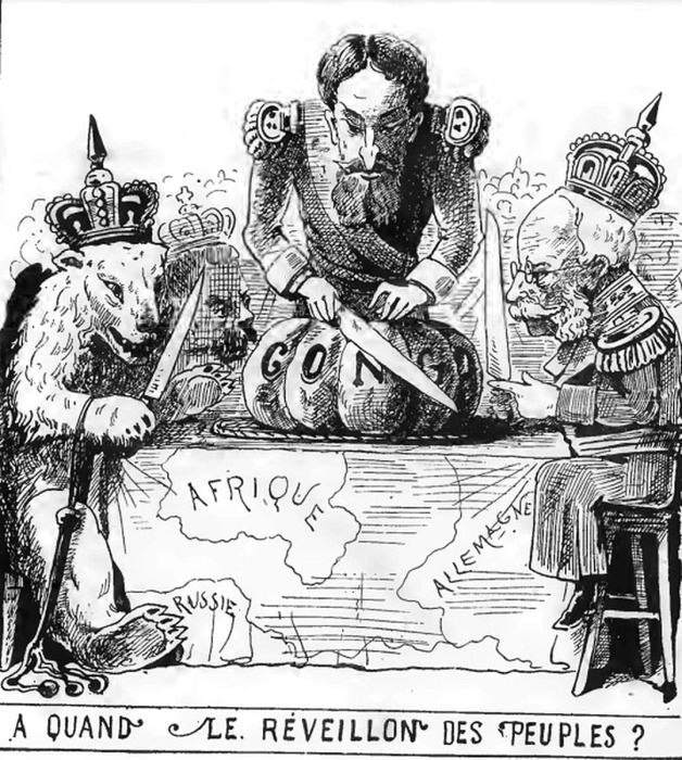 Французская политическая карикатура, Изображающая Берлинскую конференцию 1884 года. \ Фото: commons.wikimedia.org.