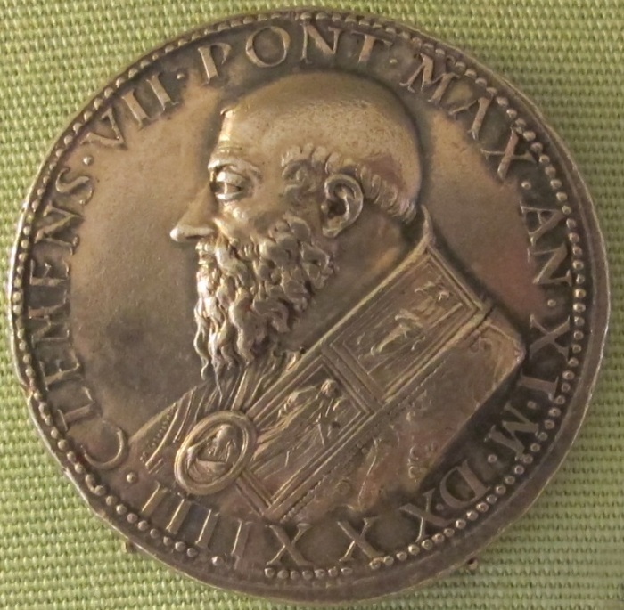 Медаль Челлини с портретом Климента VII. \ Фото: wikimedia.org.