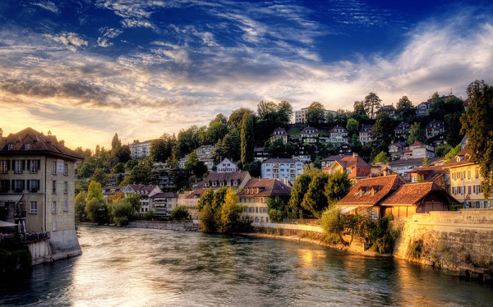 Самый красивый город, в старой Европе. Бёрн. Швейцария.