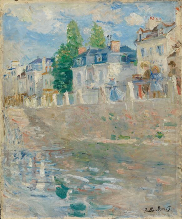 На берегах Сены в Буживале, автор Берта Моризо, 1883 год.