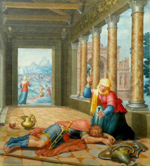 Яэль (Иаиль) убивает Сисеру, Ламберт Ломбард, 1530-35 годы. \ Фото: en.wikipedia.org.