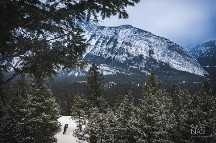 Свадьба в зимних горах. Автор фото: Кэри Нэш (Carey Nash).