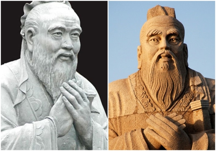 Статуи Конфуция.