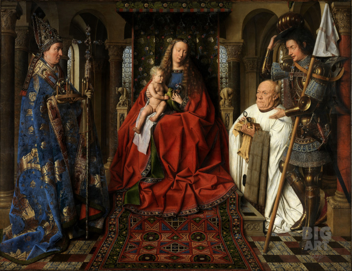 Мадонна каноника ван дер Пале, 1436 год. \ Фото: bigartshop.ru.