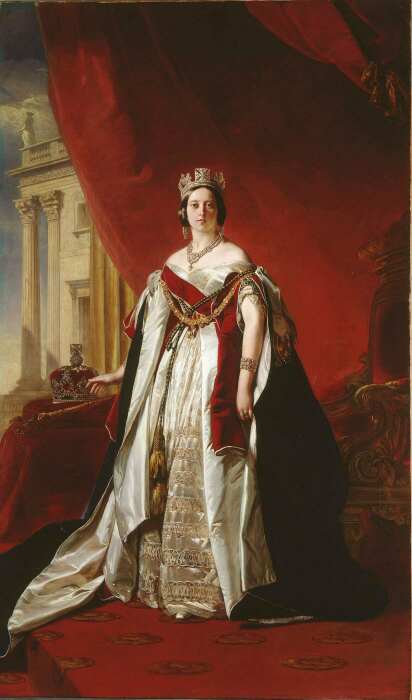 Портрет королевы Виктории. \ Фото: pinterest.ru.
