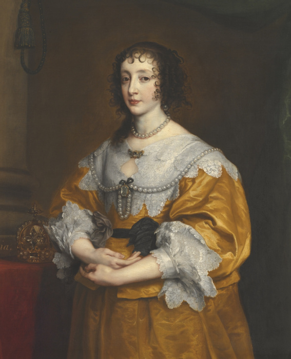 Королева Генриетта Мария, 1635 год. \ Фото: liveinternet.ru.