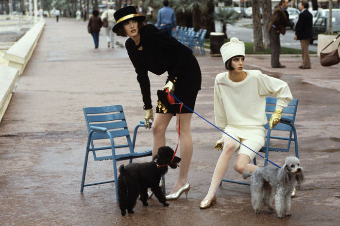 Татьяна Патиц, Летиция Фирмин-Дидо, Париж, 1986 год. Модная фотография Дениса Пила. 