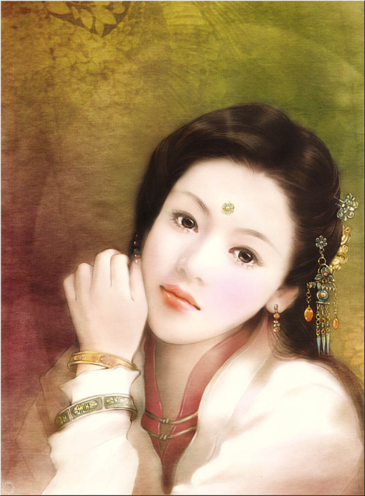 Утончённая красота азиатских девушек в работах тайваньской художницы Дер Джен (Der Jen).