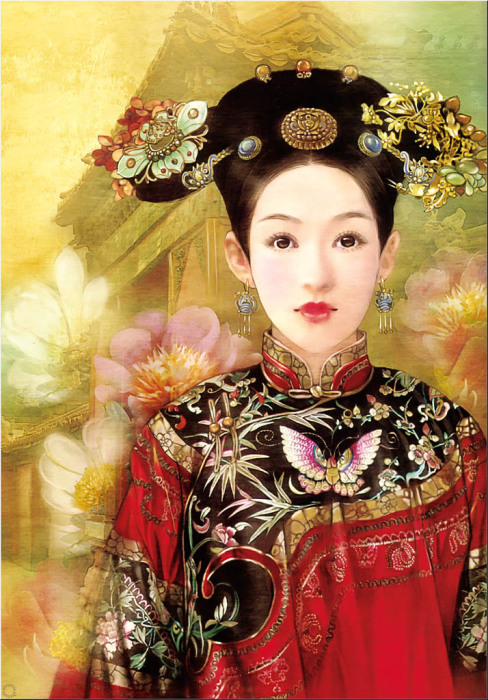Утончённая натура китаянок в работах тайваньской художницы Дер Джен (Der Jen).